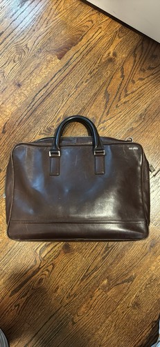 Jack spade leather - leather, briefcase