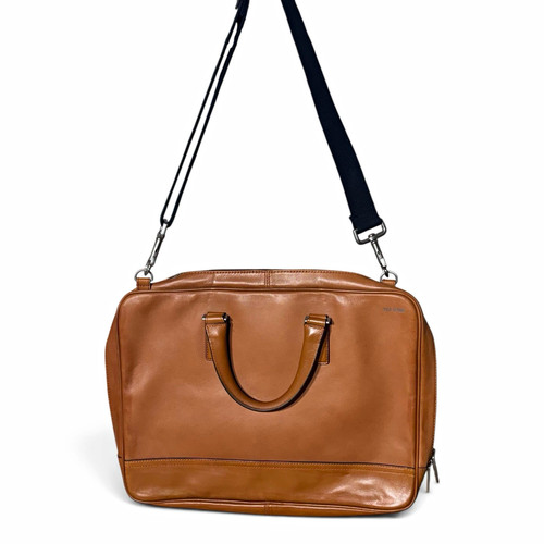 Jack spade brown leather - brown, solid